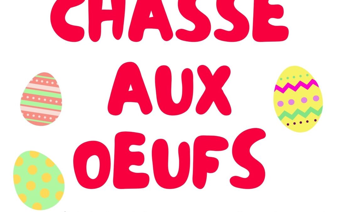 Pâques : inscription animation chasse aux oeufs