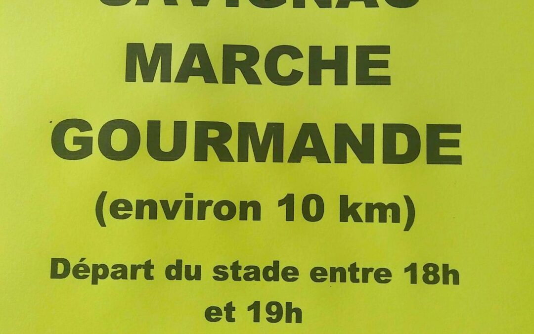 Foot Rouergue : Marche Gourmande